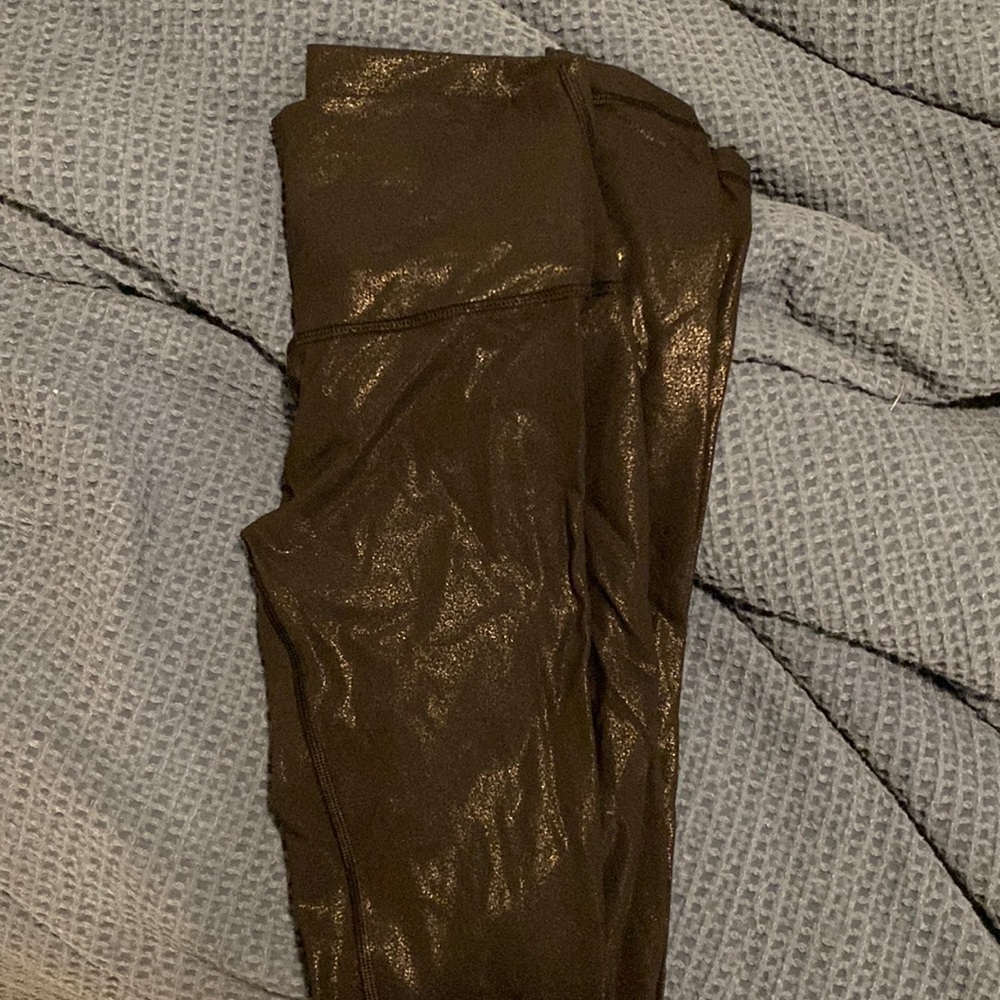 Lulu leggings size 4 faux leather